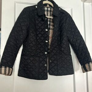 Black Classic Burberry Jacket Medium